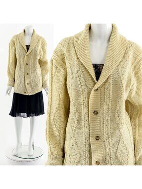 Fisherman Woolen Irish Sweater 80s